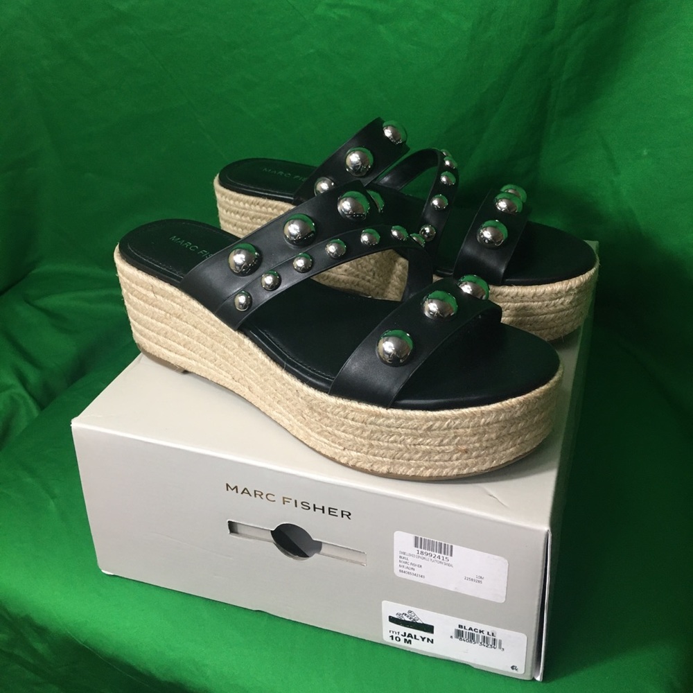 Marc Fisher Jalyn Embellished Espadrille Sandals